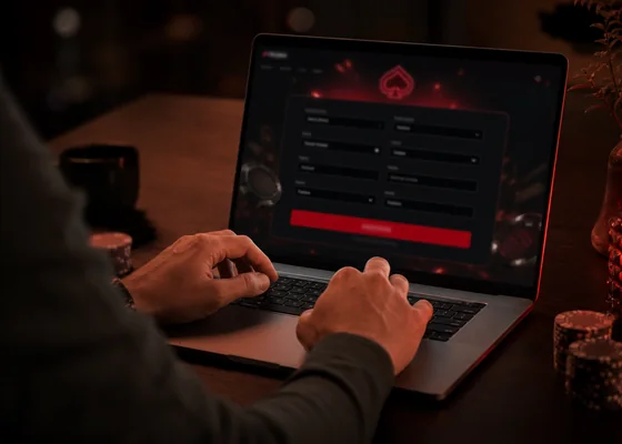 666 Casino sign-up form